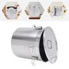 33L Stainless Steel Sealed Bucket 38*36cm For Storing Various Dry/Wet Items, Such As Rice, Flour, Cereals, Tea, Spices