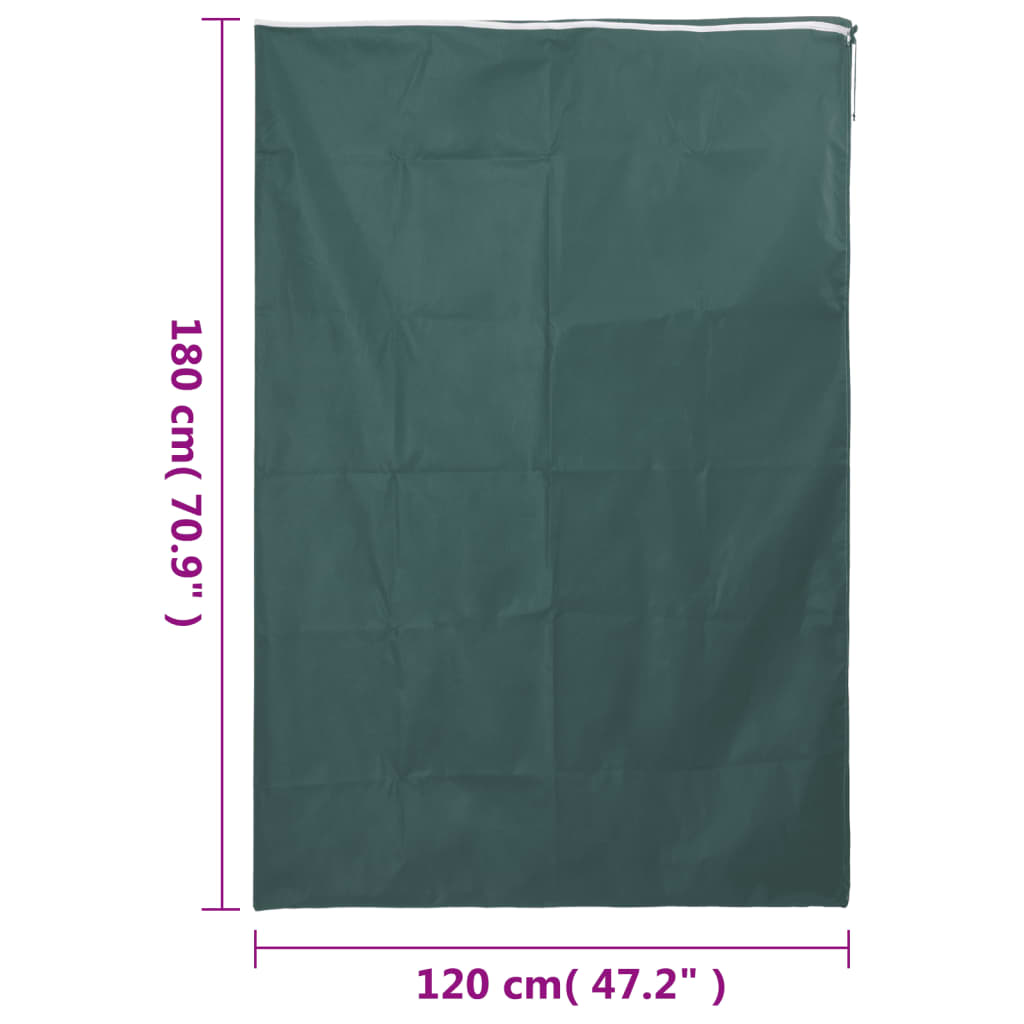 Winter Frost Protection Cover with Zipper 2 pcs 70 g m² 1.2 x 1.8 m