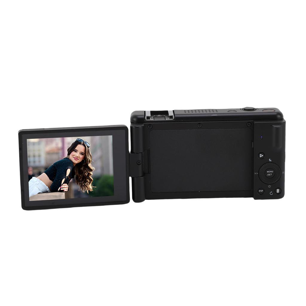 5K Digital Camera 80MP HD WiFi 5 Axis Gyro Anti Shake AF Vlogging Camera with 180 Degree Flip Screen for Photography