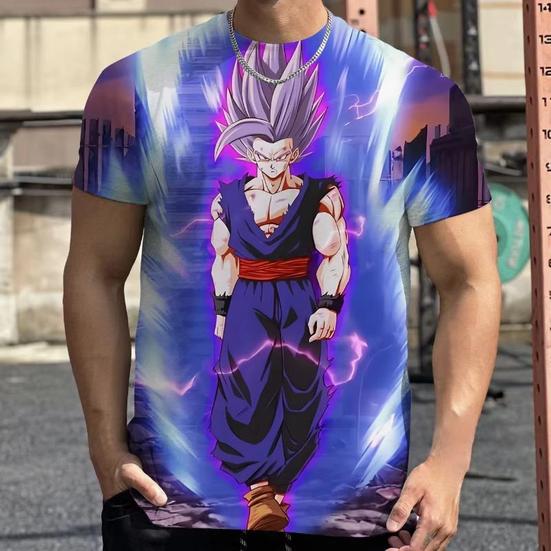 Dragon Ball Super Goku Super Saiyan Blue 3D Print T Shirt Men Kids Summer Short Sleeve