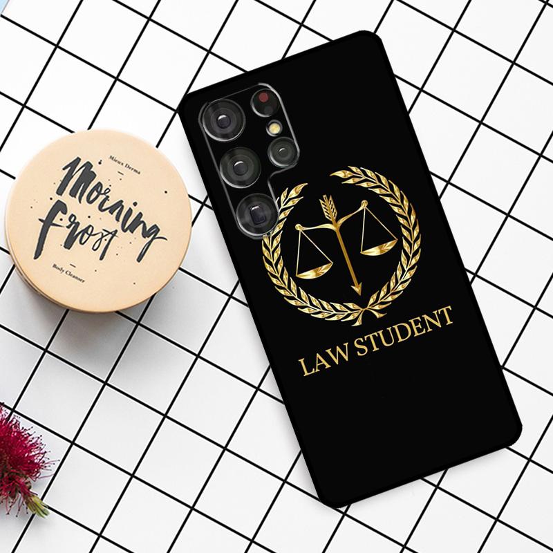 Jurastudent Anwalt Richter Fall Für Samsung Galaxy S21 S22 S23 S24 S25 Ultra S9 S10 S25 Plus S25 FE S20 FE Handyhülle