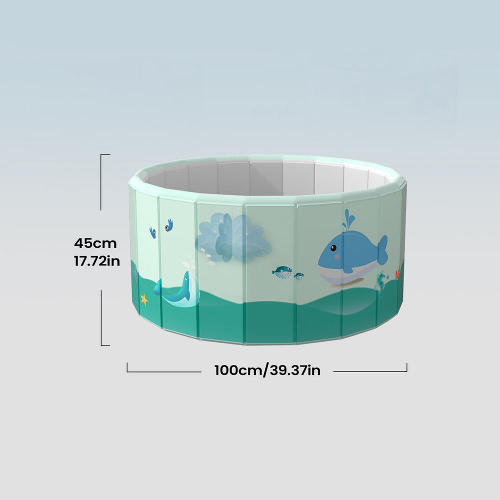Inflatable folding swimming pool PVC Interactive Bathtub Kids Swimming Pool Children s wading pool Bathing Pool Bathing Tub
