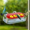 Suction Cups Bird Water Drinker Refillable Window Hanging Feeder Stable Bird Water Station  Balcony