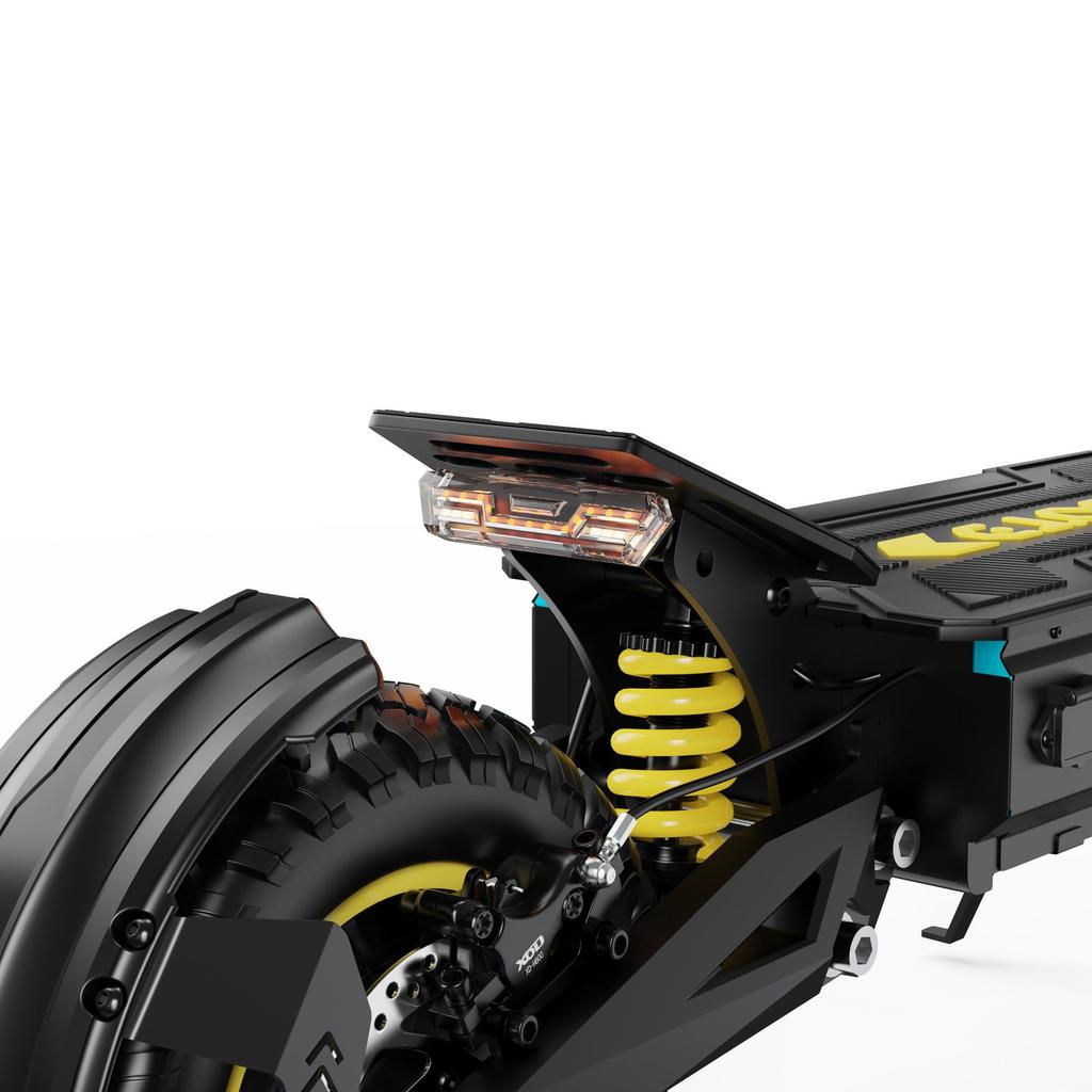 OOTD T10 PRO Electric Scooter with Dual 1300W Motors 52V 23.4Ah Battery for Extended Range & Strong Climbing Ability