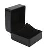 Black PU Leather Watch Gift Box - Single Wristwatch Display Case With Pillow Clamshell Organizer For Men Luxury