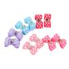 20Pcs Pet Bow Rubber Band Cute Charming Pet Bow Head Flower for Small Medium and Large Dogs