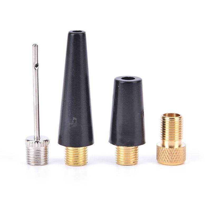 

4Pcs Ball Needle Nozzle Adapter Kit, Inflation Pump Adapters for Bike Tire Football Swim Ring[YY9] чёрный