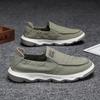 New Men's Shoes Lightweight Umbrella Cloth Breathable Fashion Street Casual Pumps Slip-on Lofter Men's Cloth Shoes