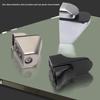 Zinklegering Metaal Glas Klemmen 1-22 mm Dikte Antislip Glazen Planken Beugels Verstelbare Scheidingswand Houder Voor Glas Hout