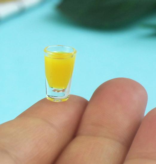 1/6 1/12 Doll House Simulation Miniature Mini Juice Milk Cup Model Decor