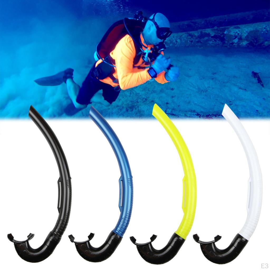 Dry Snorkel Full Wet Breathing Tube Durable for Adults Freediving Swimming