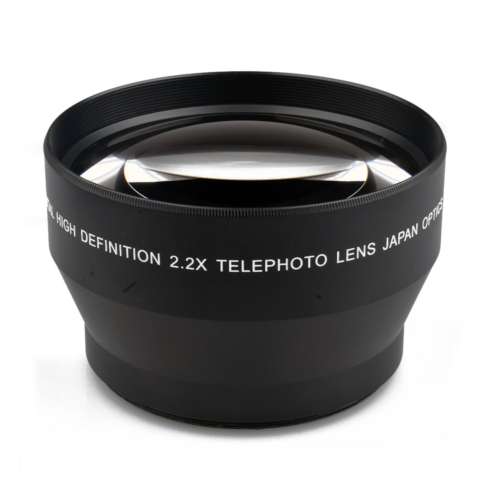 

67mm Professional Teleconverter Lens with Lens Cap & Storaeg Bag 2.2x Multi-layer Coated for Microcosmic Photography 1