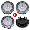 Benz Car 75mm Car Floating Wheel Center Hub Caps Cover for Mercedes Benz B/C/E/S Class A Class C200L GLC GLK CLA Accessories. CI1