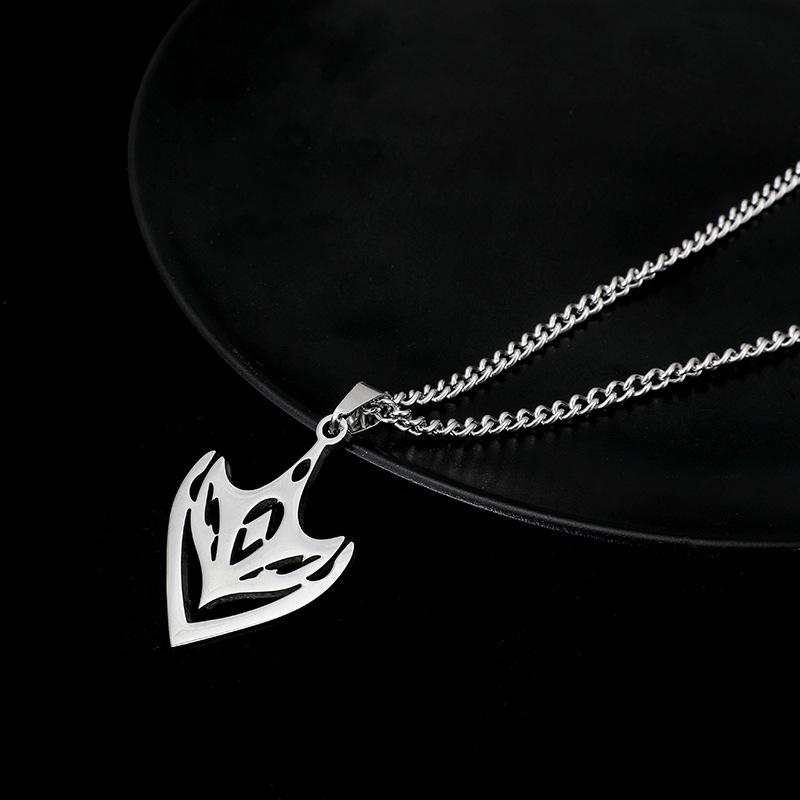 Fashion Accessories Dadalia Mask Titanium Steel Necklace 60CM
