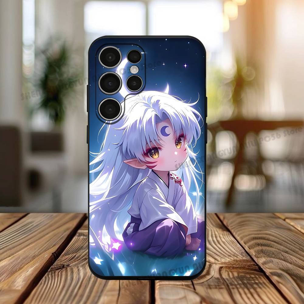 Kawaii S-Sesshomaru Phone Case For Samsung S24 25 23 22 21 20 Plus Ultra 5G Lite Shockproof Cover