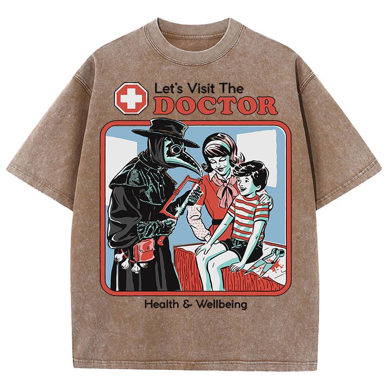 

Дизайн Лечащего Врача Выстиранная Футболка Мужские Летние Футболки Хлопковый Удобный Топ Унисекс Многоцветный Мягкая Одежда 3XL