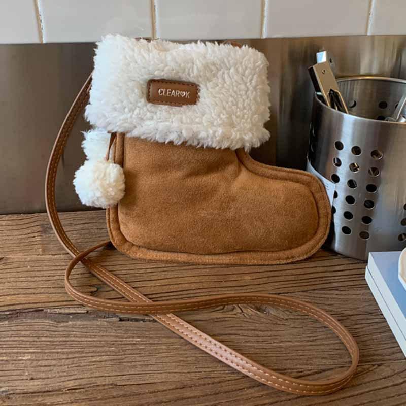 Christmas Small Boots with Niche Design - Single-shoulder Crossbody Bag for Holding Mobile Phones