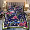 Duvet Cover Set King Size, Vintage geometric European Round Duvet Cover, Soft, Comfortable , Bedding Set for Bedroom,Hotel