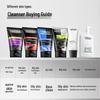 L'Oréal Men's Charcoal Oil Control Reinigingscrème - Tegen Zwarte Prikkers & Hydraterend voor Droge/Vette Huid
