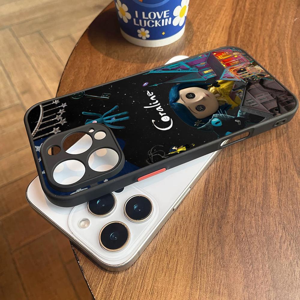 

Anime C- Coraline Phone Case For IPhone 17 16 15 14 13 11 12 Pro Max Mini Xs X Xr 7 8 Plus Se Back Cover iPhone 13 mini