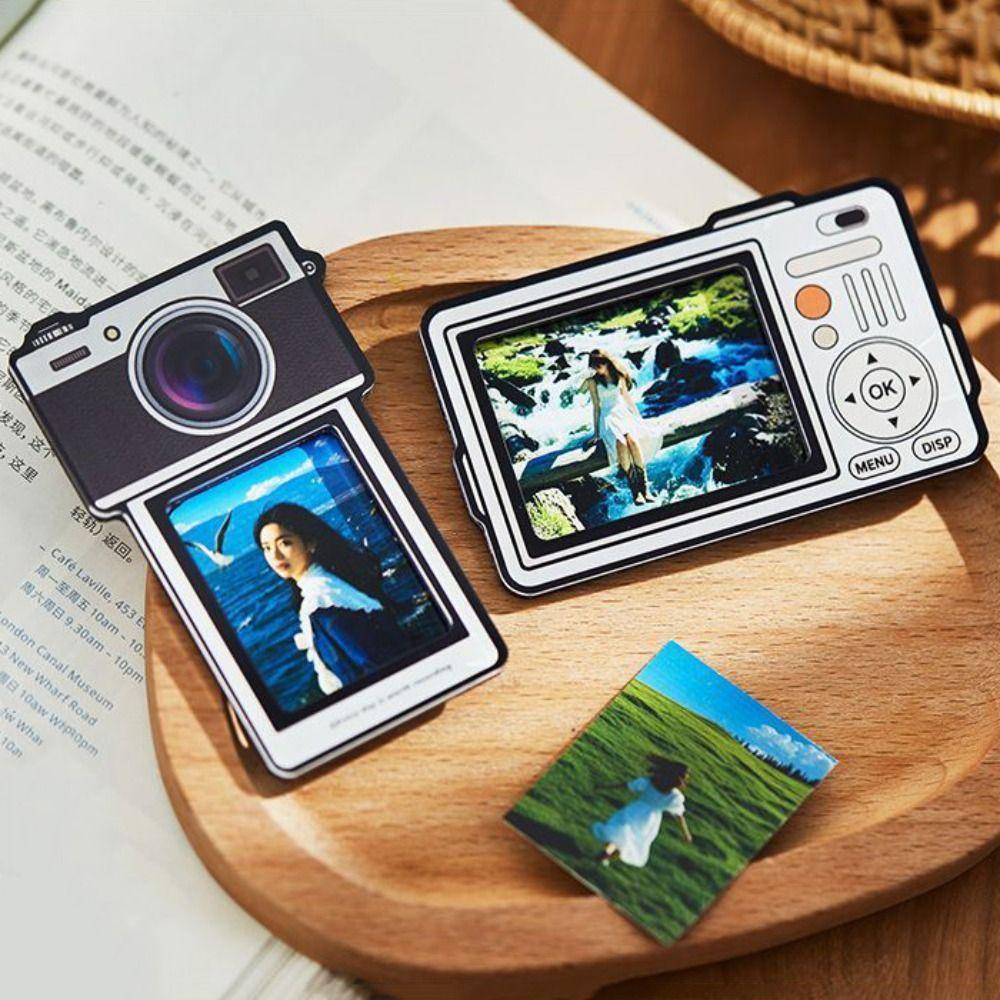 DIY Photo Frame Refrigerator Magnets Funny Detachable Creative Fridge Magnets Multi-Purpose INS Photo Display Stand Girl's Gift