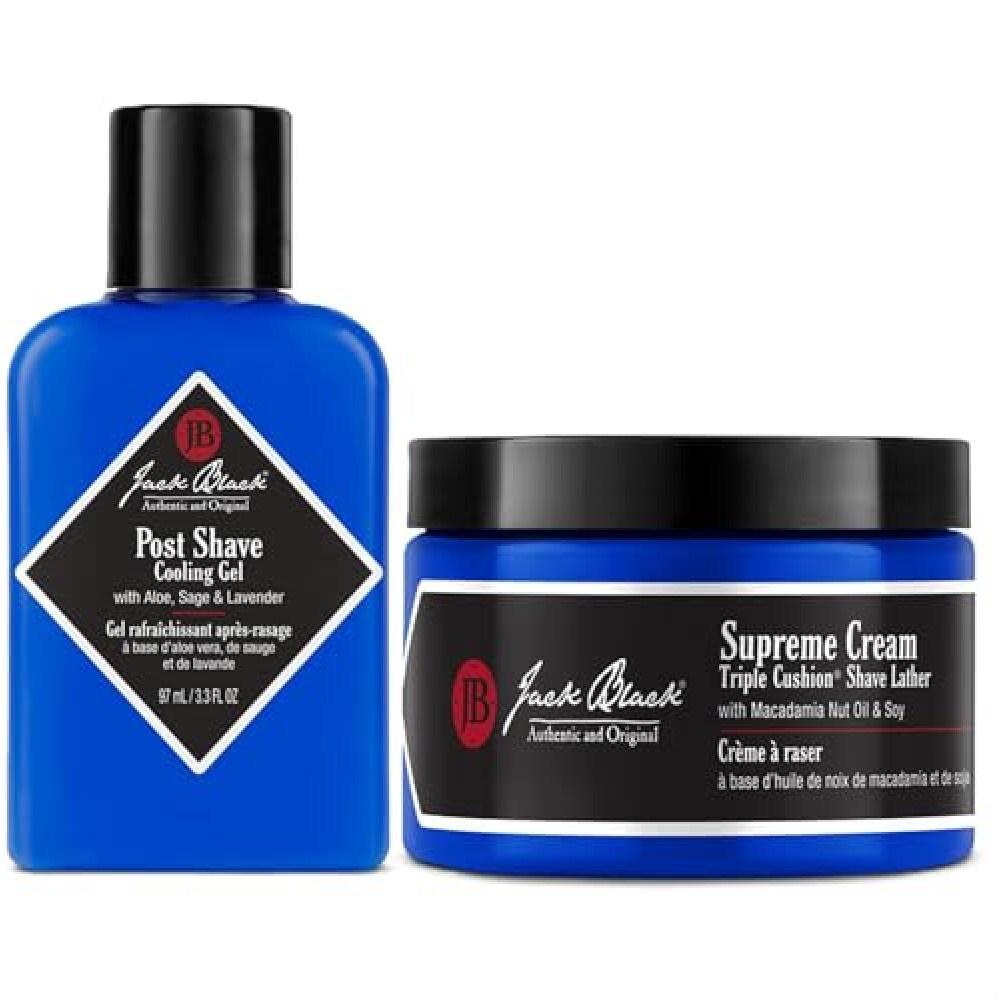 Jack Black Pack Post-Shave Kühlendes Gel 100ml - Herren Klares Aftershave Natürliche Inhaltsstoffe Rasurbrand und