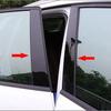 8x For Honda Civic Sedan 2012-2015 Gloss Black Pillar Post Door Trim Accessories