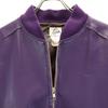 Needles Made In Japan Leather Jacket XS Purple Nepenthes Blouson Men's Used