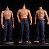 2 Pieces 1/6 Scale Male Classic Denim Jeans Pants for 12'' Action Figure Toy
