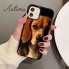 Roztomilý pouzdro na telefon s motivem psa Beagle pro iPhone 11 12 13 14 Pro Max mini X XR XS SE 2020 5 6S 7 8 Plus Samsung Galaxy S21 S22 Kryt skořepina