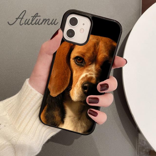 Roztomilý pouzdro na telefon s motivem psa Beagle pro iPhone 11 12 13 14 Pro Max mini X XR XS SE 2020 5 6S 7 8 Plus Samsung Galaxy S21 S22 Kryt skořepina