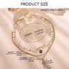 Fashionable Necklace Multiple Layer Necklace Elegant Party Necklace Alloy Texture Trendy Fashion Jewelry for Daily Party
