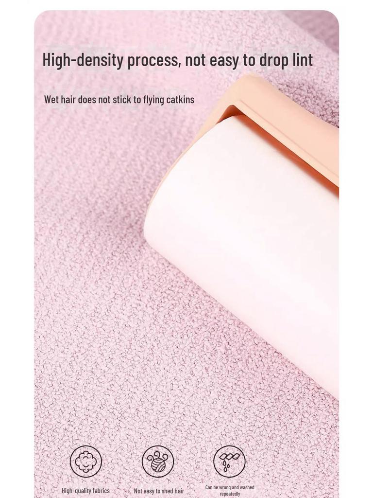 Super Absorbent Quick-Dry Antibacterial Hair Cap for Women – Ideal for Washing, Shampooing, and Wiping Hair