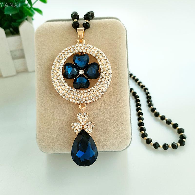 Korean Version of Internet Celebrity Sweater Chain Necklace Fashion Versatile High Sense Women's Long Pendant Accessories Pendant