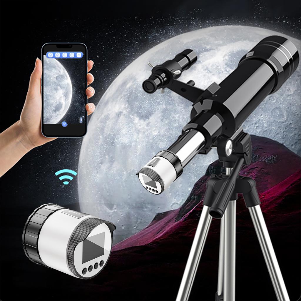 Electronic Eyepiece Camera with 2K HD Video & WiFi Telescope Camera Eyepiece Digital Eyepiece for Astronomical Telescope