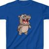 Happy Cartoon Hippo Kids T-Shirt | Cute Animal Tee