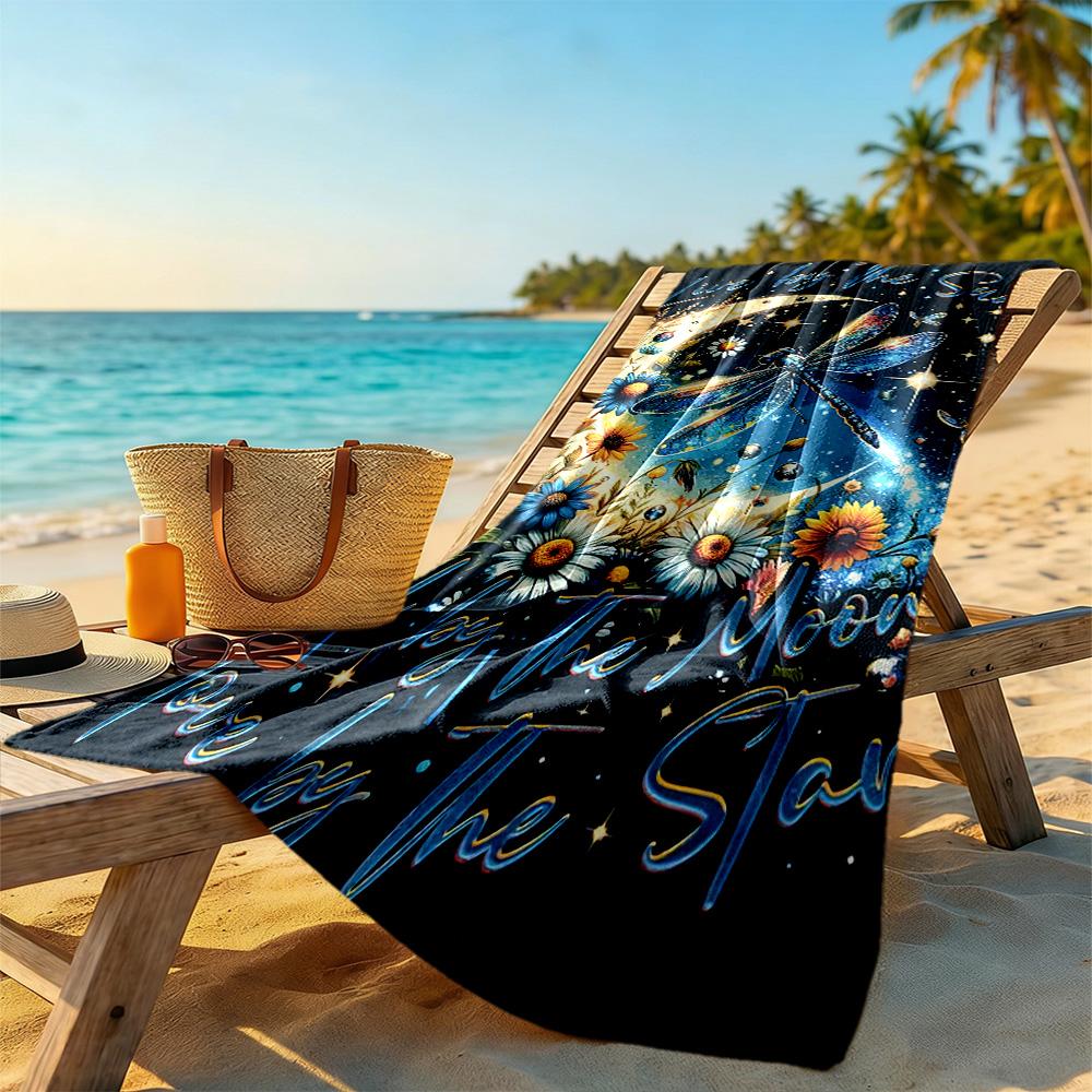 Dragon Beach Towel Soft Durable Quick-Dry Comfortable Lightweight Suitable for Swimming, Gym, Camping, Yoga Vacation