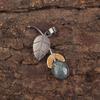 Oval Natural Moss Agate 925 Silver Anniversary Gift Unique Boho Pendant Jewelry PP-55-39