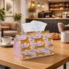 1pc Adorable Animal Design Tissue Holder Versatile, Pink Tiger Fun Ideal for Home, Celebrations, And Vehicle Decor. This Stylish Tissue Paper Organize