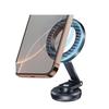MagSafe Car Mount Magnetic Phone Holder Aluminum Alloy with Carbon Fiber Finish 360° Rotating Dashboard Mount Strong N52 Magnet Universal Car Phone H