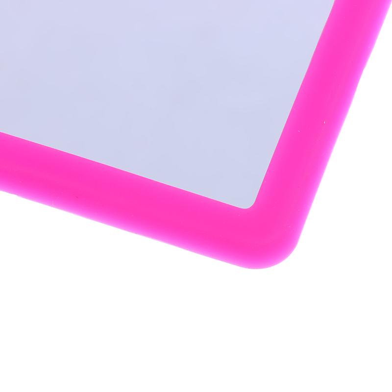 Fashion Silicone Mirror Self Grips Mirror Shatterproof Shaving Makeup Shower Silicone Travel Washroom