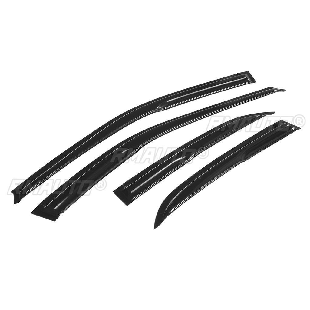 Für Honda Accord 1998-2002 Auto Seitenfenster Windabweiser Schutz Lüftung Schwarz Fenster Windabweiser Fenster Wetterfest Deflektor