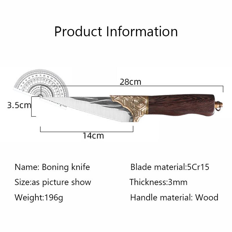 Nůž Bonig z nerezové oceli Nože na ryby Sekáček na maso Nůž na loupání Ručně vyráběný kovaný kuchyňský nůž Kuchařský nůž Kráječ