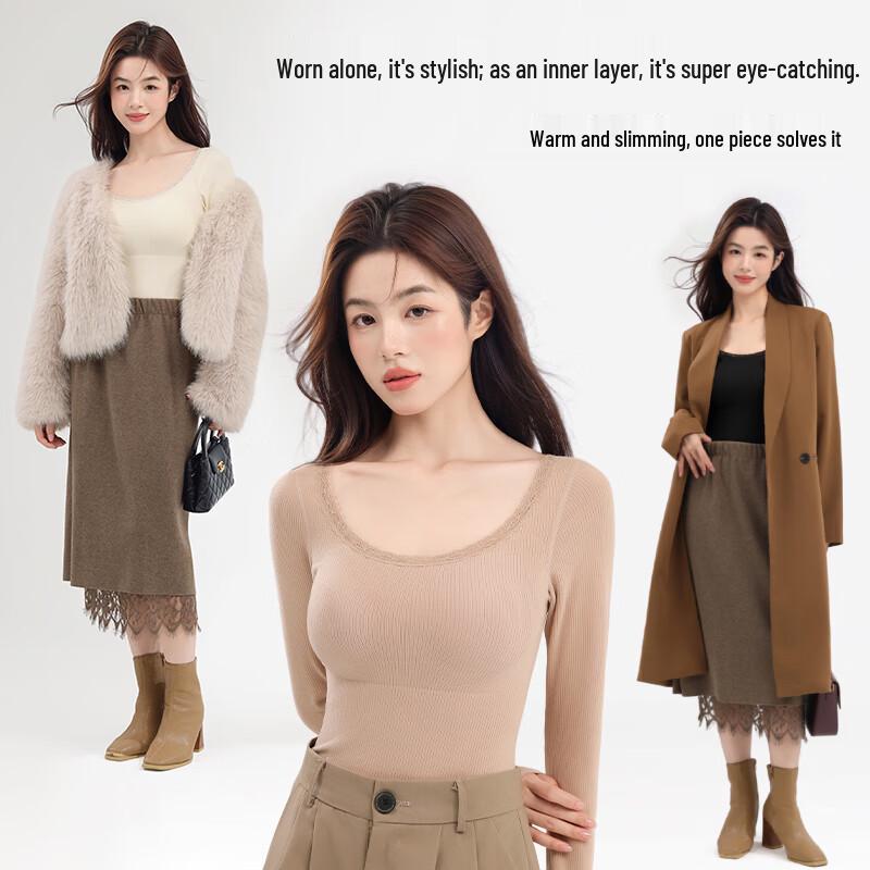 Dámské vlněné hedvábné termotričko Ordifen s vycpávkami na prsou