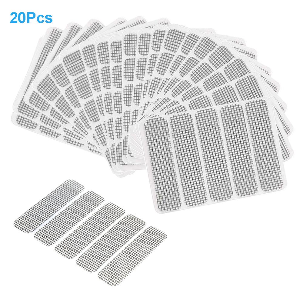 10-50 Pcs Window Screen Patch Exhaust Grille Window Door Drainage Hole Anti-mosquito Paste Mesh Screen Invisible Repair Subsidy