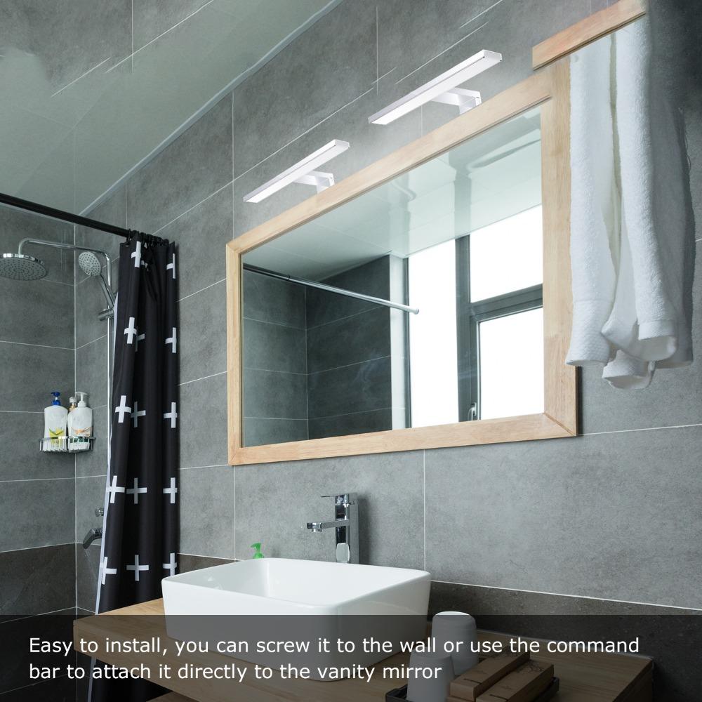 Aluminum LED Wall Light AC85-265V Wall Lamp Lighting Modern LED Mirror Light  Bathroom