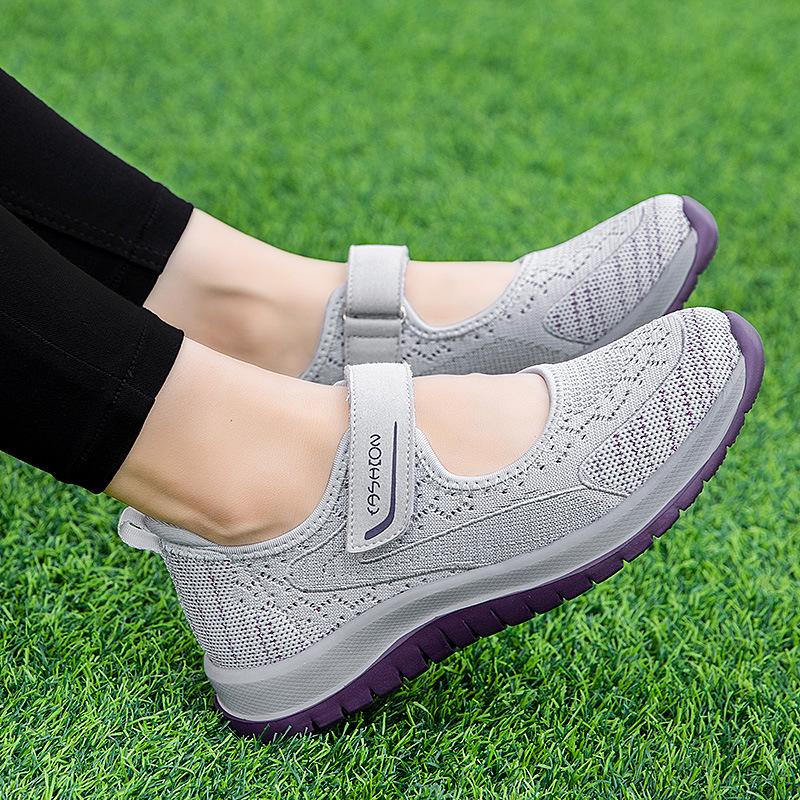 Women's Mesh Breathable Casual Shoes - Lightweight, Soft Bottom Travel Shoes for Women