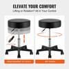 Rolling Stools with Wheels, 400 LBS Weight Capacity Adjustable Height Stool with Ultra-Thick Seat Cushion, Swivel Stools Chair for Salon, Bar, Home,