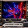 Wall Hanging Tapestry Custom NameLamine Yamal Pattern Personalized Printed Fabric Wall Decor