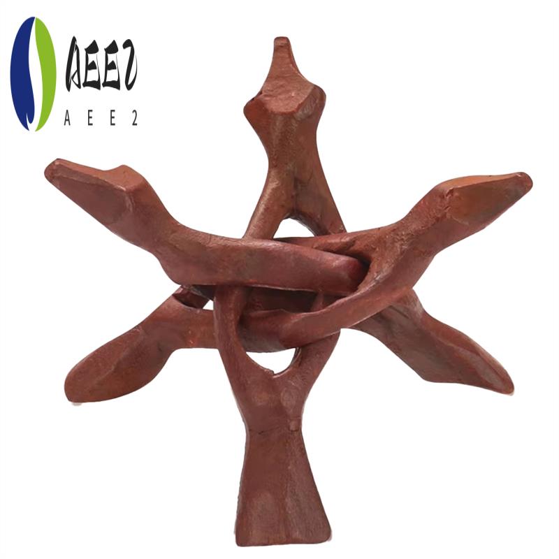 AEE2-Wooden Sticks Bracket Tools Wooden Bracket Tripod Decorative Base Handmade Crafts красный